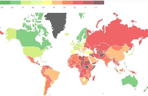 Corruption Perceptions Index 2014 By Ininteraction Data