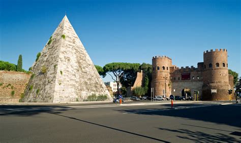 Pyramid of Cestius in Rome