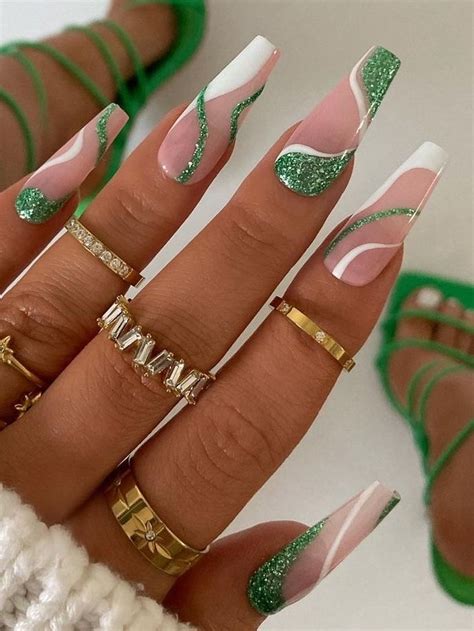 St Patricks Day Nails That Will Bring You Good Luck Green Nails