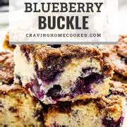 Blueberry Buckle Craving Home Cooked