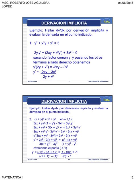 Calculo Diferencial De Funciones De Una Variable PDF