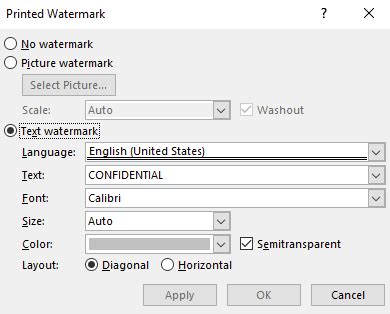Watermarks | Computer Applications for Managers