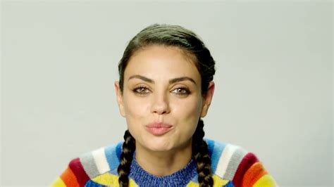 Watch Mila Kunis Weighs In On Naked Selfies Tinder And Menstrual