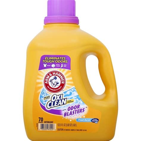 Arm & Hammer Plus OxiClean Stain Fighter with Odor Blasters Fresh Burst Laund (122.5 oz) from ...