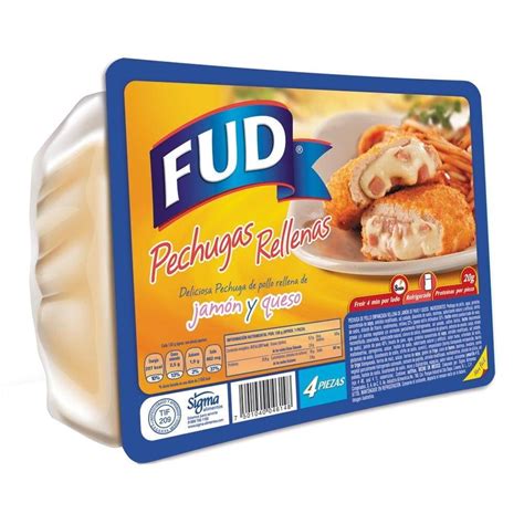 Pechugas De Pollo Fud Rellenas De Jam N Y Queso Pzas Walmart