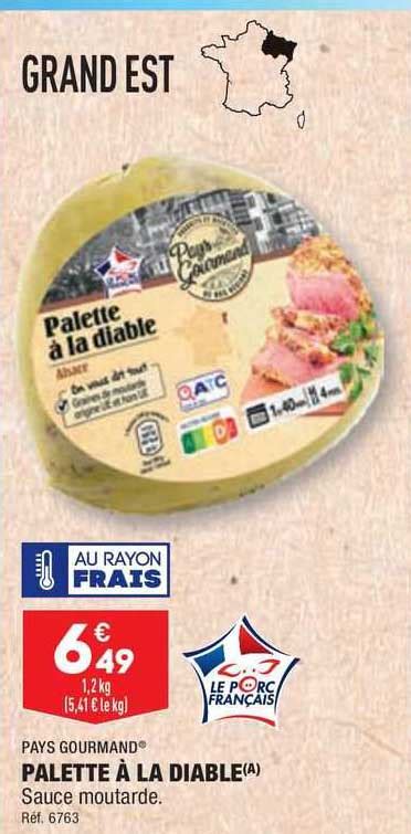 Promo Pays Gourmand Palette La Diable Chez Aldi Icatalogue Fr