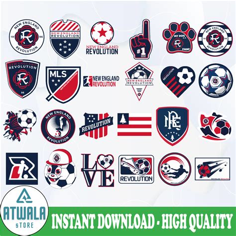 MLS Logo New England Revolution, New England Revolution svg, | Inspire Uplift