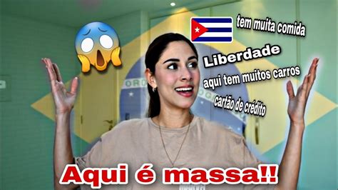 Cubana Conta O Choque Ao Chegar Ao Brasil 😱 Youtube