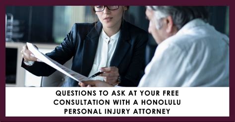 Questions To Ask At Your Free Consultation With A Honolulu Personal