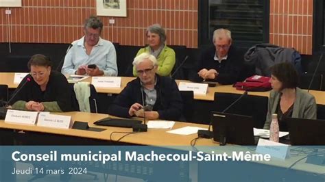 Conseil communautaire de Machecoul Saint Même YouTube