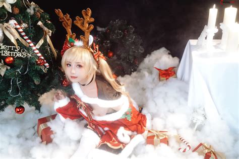 Nekokoyoshi 爆机少女喵小吉 And 金鱼kinngyo Celebrating Christmas “90 Photos And 2 Videos”