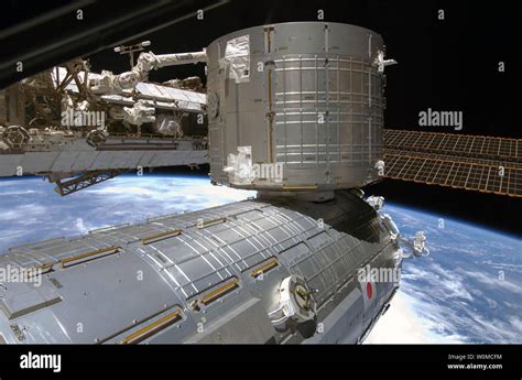 The Kibo Japanese Pressurized Module And Kibo Japanese Logistics Module