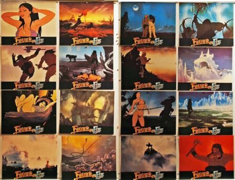 Feuer Und Eis Fire And Ice Ralph Bakshi 1983 German Lobby Cards Ebay