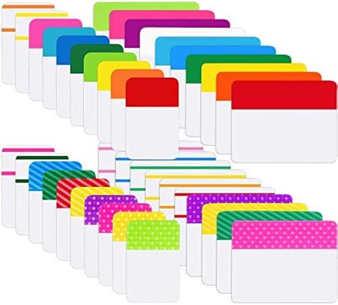 Amazon Pieces File Tabs Sticky Index Tabs Writable And