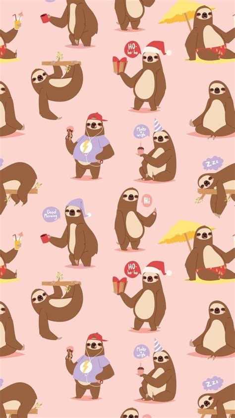 Cute Sloth Wallpapers - Wallpaper Cave