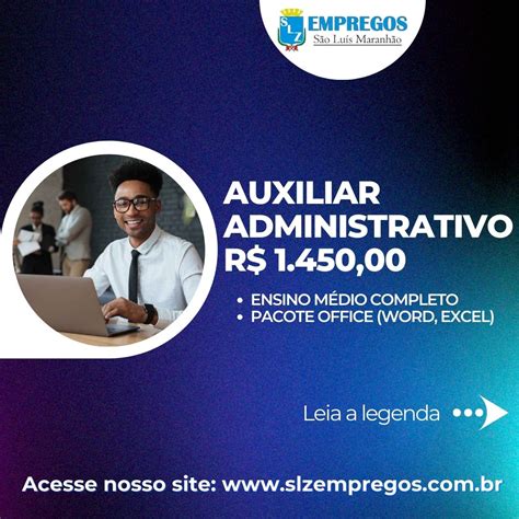 Auxiliar Administrativo R Slz Empregos