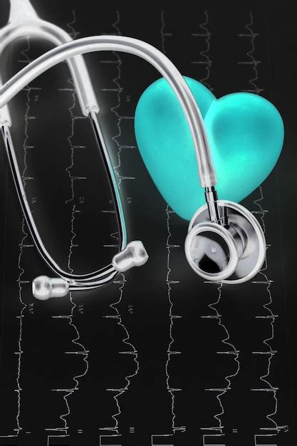 Premium Photo Stethoscope And Red Heart Heart Ncept Healthcare