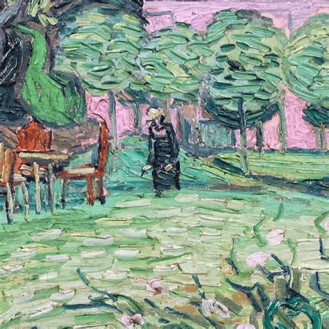 Lone Quixote Vincent Van Gogh Daubignys Garden Detail Van