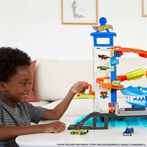 HOT WHEELS CITY PLAYSET ATAQUE NA CIDADE TUBARÃO HDP Bazar News