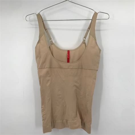 Spanx Intimates Sleepwear Spanx Open Bust Shape Wear Tank Cami Nude Size Xl Poshmark