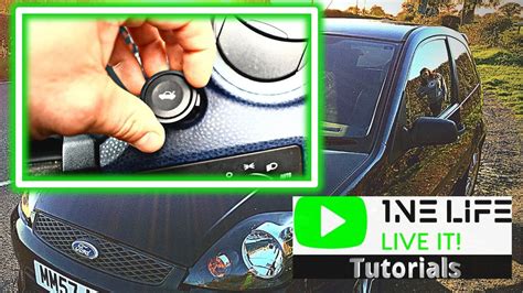 Ford Fiesta Boot Switch How To Remove And Replace Tailgate Button Not Working Fix Youtube