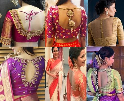 top  latest silk blouse  neck designs  tips  beauty