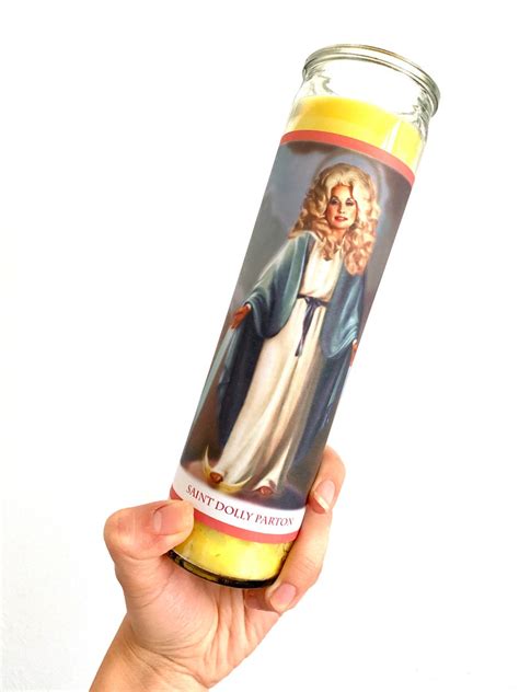 Dolly Parton T Saint Candle Get Well Soon Prayer Candle Etsy