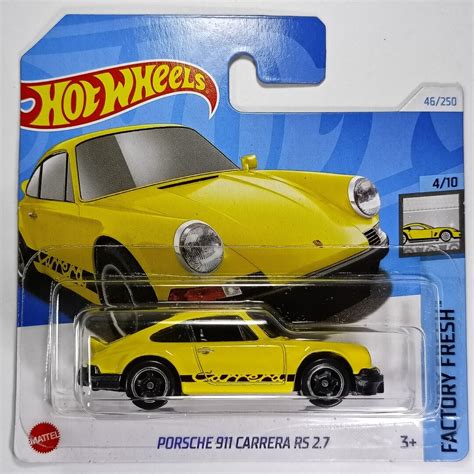 Hot Wheels Porsche Carrera Rs Collectible Model Car Miniature Gift Item For Car