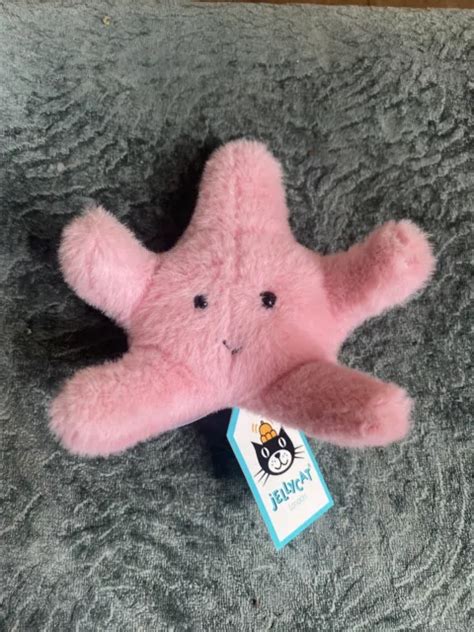 Jellycat Fluffy Starfish Soft Toy Plush Bnwt New £1450 Picclick Uk