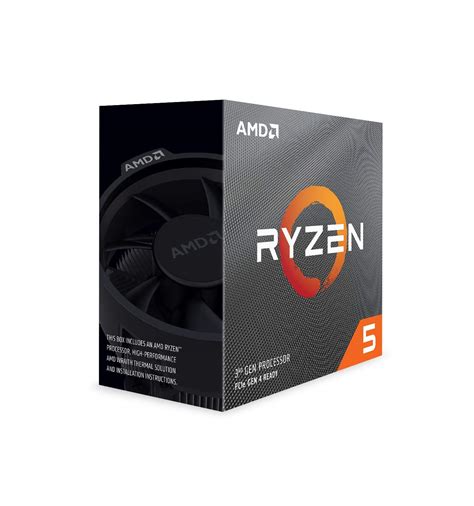 CPU AMD Ryzen 5 3600 Box AM4 (3,600GHz) with Wraith Stealth cooler ...