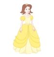 Beautiful Brunette Princess Naughty Princess In Vector Image