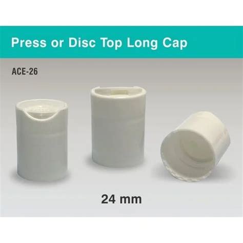 Press Disc Top Long Cap 24 Mm At Rs 286piece Plastic Cap In