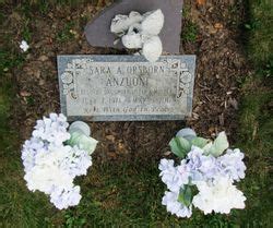 Sara A Orsborn Anzuoni 1971 2017 Find A Grave Memorial