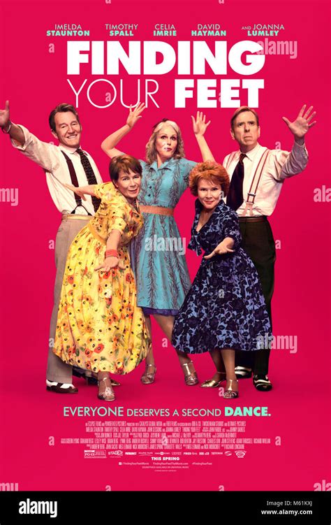 FINDING YOUR FEET, US poster, from left: David Hayman, Celia Imrie ...