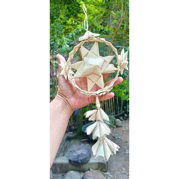 Native Christmas Lantern Made Of Buri Shopee Philippines