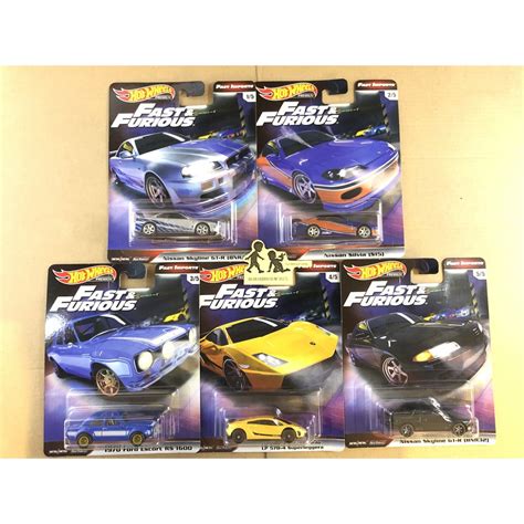 Hot Wheels Premium Fast Furious Wave A Set Of Pcs Shopee Malaysia