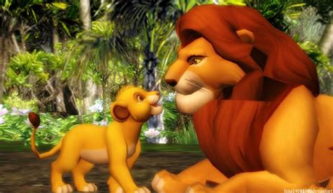 Simba and Mufasa by WolfShadow14081990 on DeviantArt