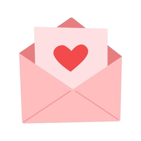 Premium Vector Happy Valentines Day Envelope With Red Heart On Giving