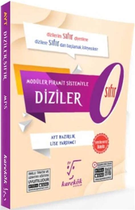 Karekök Yayınları AYT Diziler Sıfır Konu Anlatımı Kitapİşler İşler