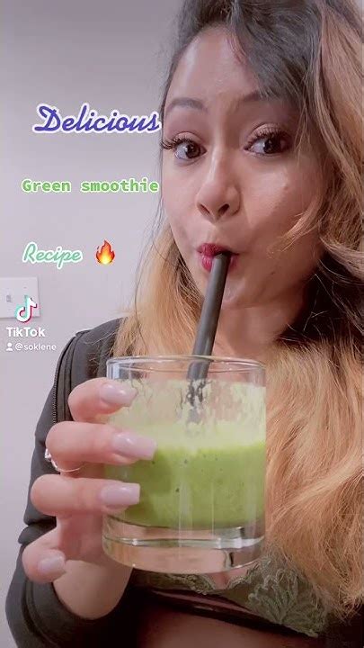 Shorts Easy And Healthy Green Smoothie Recipe 💕 Youtube