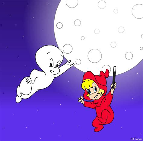 Casper and Wendy by BKToons on DeviantArt