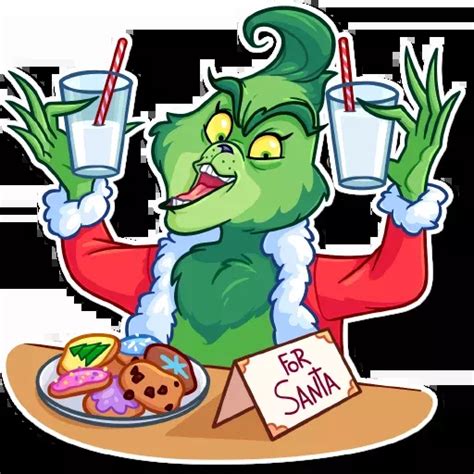 Telegram Sticker From Grinch Pack Xmas Drawing Christmas Drawing