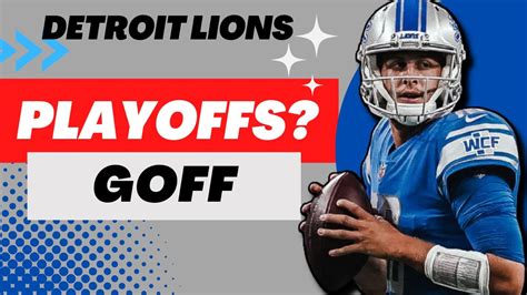 Overreaction Monday Lions Win Out Lions Playoff Bound Jared Goff The