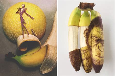 This Artist Transforms Bananas Into Popular Movie Characters Animals