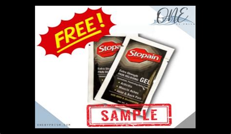 Free Pain Relieving Gel Sample • Daily Free Samples - Free Samples ...