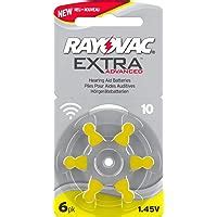 Amazon Rayovac Extra Advanced Hearing Aid Batteries Size 10 60