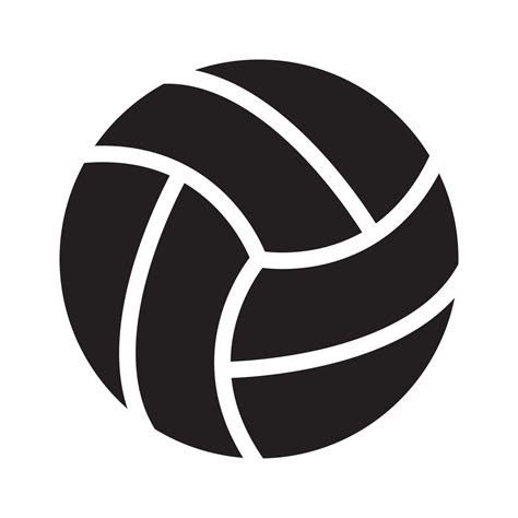 volleyball icon vector for graphic design, logo, website, social media ...