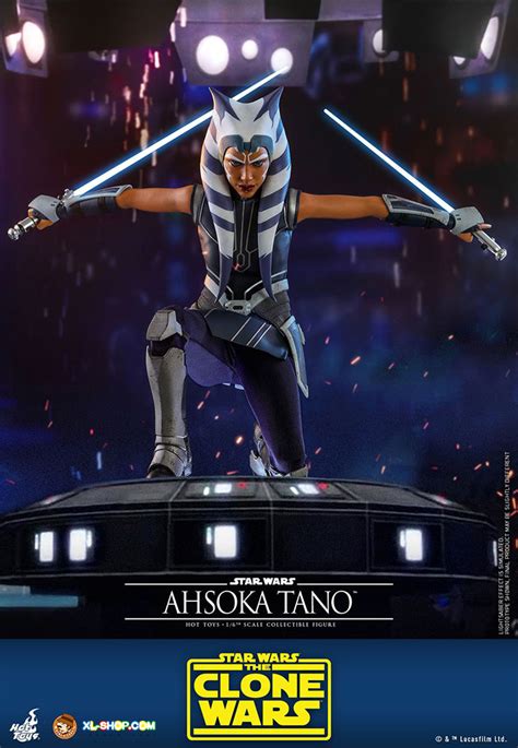 Hot Toys TMS Star Wars The Clone Wars Th Scale Ahsoka Tano Collectible Figure