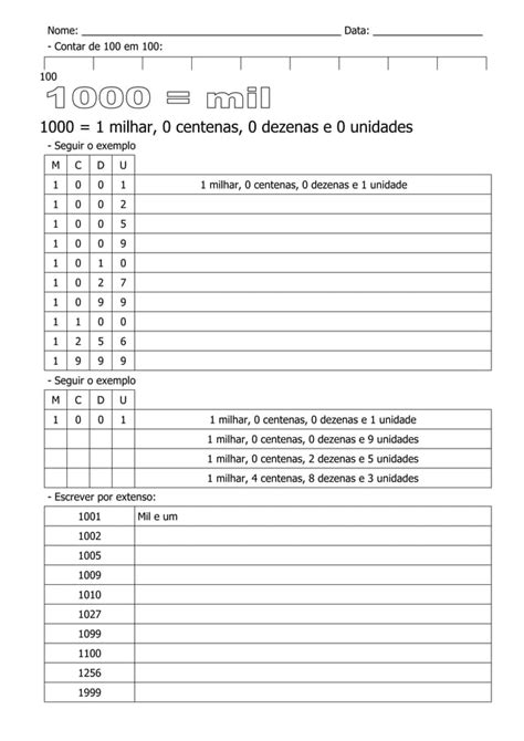 Numeros Por Extenso Até 999 PDF 59 OFF