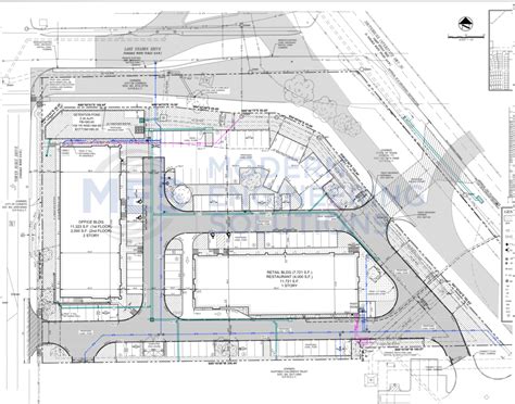 Site Development Plan AutoCAD